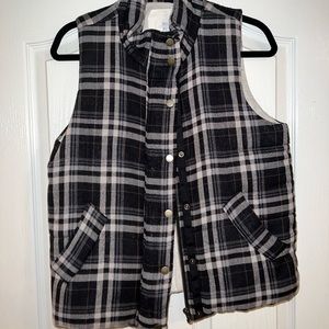 Plaid Vest (purchased from Anthropologie)